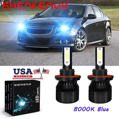 For Chevy Cruze 2011-2015 2Pcs H13/9008 8000K LED Headlight Bulbs Hi/Lo Beam Kit • $21.44