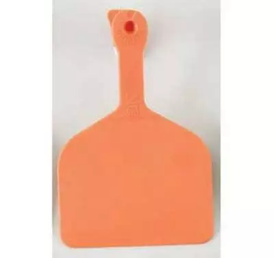 $30.95 • Buy Z Feedlot Cattle Cow Blank Ear Tags ORANGE 50 Count Identification Livestock