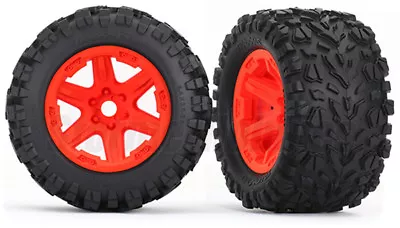 Traxxas E-Revo VXL Talon EXT Tires On Orange 17mm Rims TRA8672A • $39.95