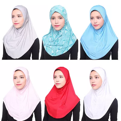 Muslim Women Full Cover Scarf Hijab Islam Shawls Amira Shayla Head Wrap Scarves • $7.59