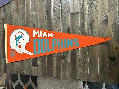 Official NFL Vintage Miami Dolphins 1967 NFL Felt Pennant • $10