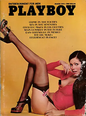 Playboy March 1974 Groucho Marx Zardoz Sean Connery GD • $4.95