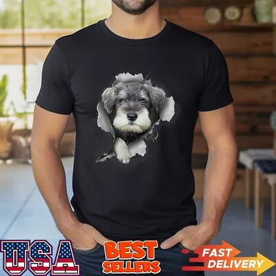 Mini Schnauzer Miniature Schnauzer Funny Schnauzer T-Shirt • $13.95