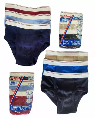 6 New Colorful Vintage Boys Briefs Soft 100% All Natural Cotton Limited Supply • $14.95