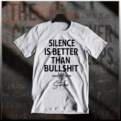 Gangster T-shirt Mobster Hustle Dope Urban Hip Hop Thug Silence Quote Tee • $19.99