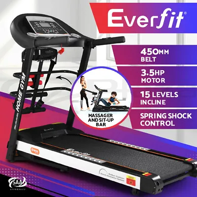 $727.60 • Buy Everfit Treadmill Electric Auto Incline Home Gym Run Exercise Machine Fitness