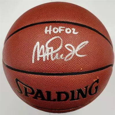 *READ* Magic Johnson Signed  HOF 02  I/O Spalding Basketball Autograph Fanatics • $274.99