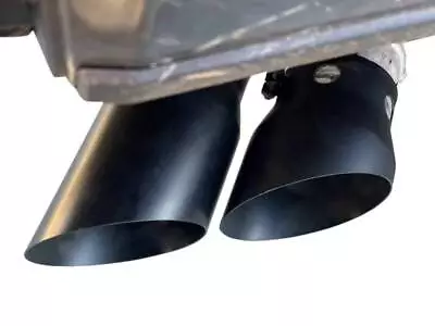 Black Horse Rear Exhaust Pipe Tail Muffler Tip Round BK Fit 11-23 Ford F-250 SD • $137.50