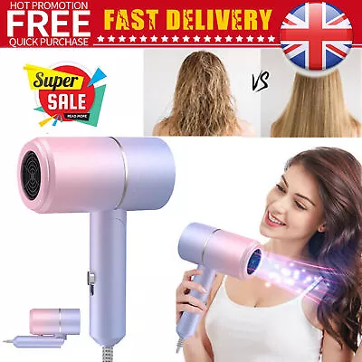 Hair Dryer 2200W Professional Style Nozzle Quiet Blower Pro Salon Dryer Blow UK • £8.49