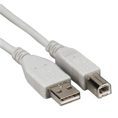 USB Printer Cable For Canon Pixma MP495 MP499 MP270 MP280 MX320 MX340 MP210 NEW • £3.92