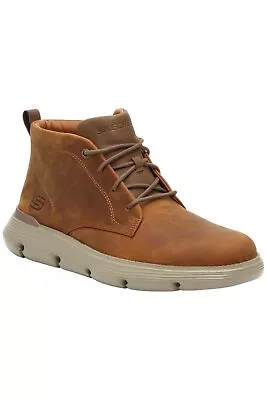 Skechers Men's Classic Fit Fontaine Ankle Boot Dark Brown • $49.99