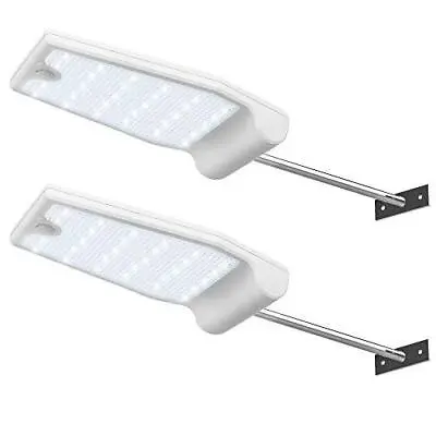 InnoGear Solar Gutter Lights Wall Sconces With Mounting Pole Outdoor Motion • $39.09