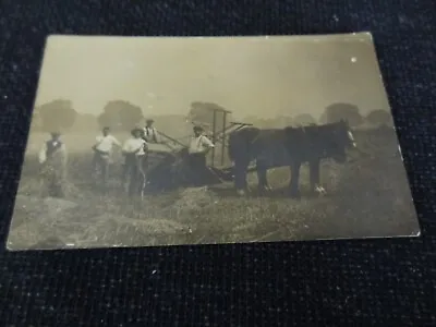 Social History Postcard Horses Ploughing Farming - 82554 • £1.50