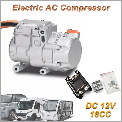 DC 12V Electric Air Conditioner AC Compressor R134a 18CC RPM /3 Speeds  • $879.99