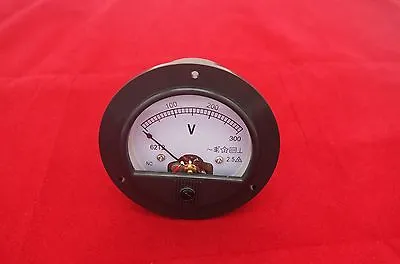 AC 0-300V Round Analog Voltmeter Voltage Panel Meter Dia. 90mm  Directly Connect • $8.28