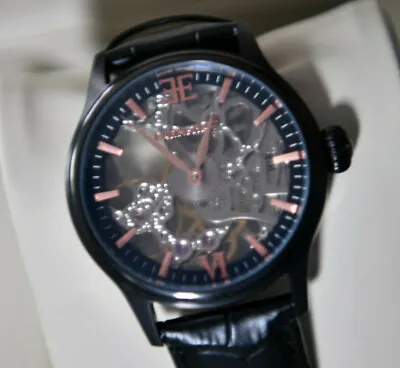 £98.90 • Buy New Thomas Earnshaw Premium Mechanical Watch Black Leather Strap