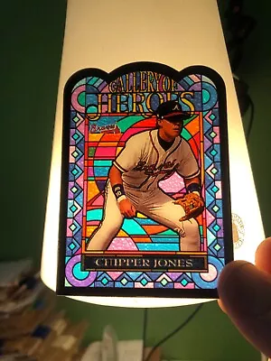 1998 Topps Gallery Stained Glass Lot X3 Chipper Jones McGwire Bagwell Die Cut • $30