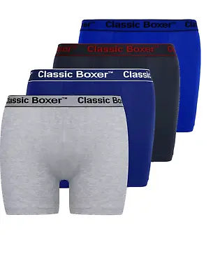 Mens 5%  Elastaine     Cotton Boxer Shorts  Underwear Sports   3 -6 Pack • $11.82