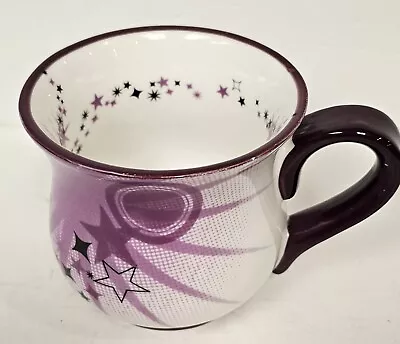 2010 Mary Kay Seminar 16oz Mug  PROJECT SUPERSTAR  White Purple & Black Stars   • $10.99