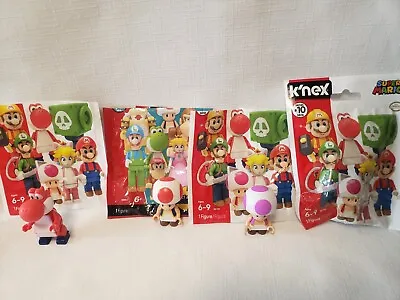 Nintendo Knex Super Mario Figure Lot Of 4 Toads Yoshi Rocket Block • $19.99