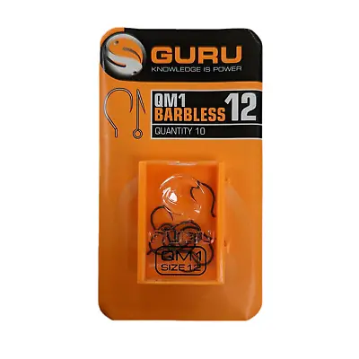 Guru QM1 Barbless Size 12 10 Pack • £4.29