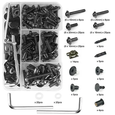 For Kawasaki ZX-11C ZX-11D ZX-6D ZX-6E Complete Fairing Bolts Kit Nuts Screws US • $21.49