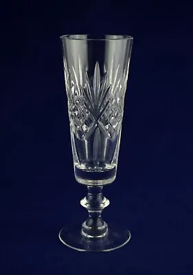 Edinburgh Crystal “EMBASSY” Champagne Glass / Flute – 17.9cms (7″) Tall • £19.50