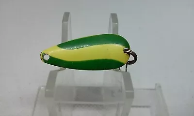 Vgt Dardevle Eppinger Style Green/Yellow 1 1/4  Wobble Wiggle Spoon Fishing Lure • $9.99