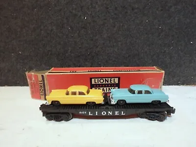 Vintage Lionel Train O Gauge 6424-60 Automobile Car W Cars & Box Auto-Loader O/B • $50