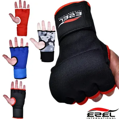 Gel Inner Gloves Padded With Hand Wraps MMA Muay Thai Boxing Fight PAIR  • $8.99