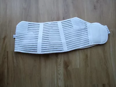 £3.99 • Buy White Maternity Adjustable Bump Back Support Band Size M 12-14