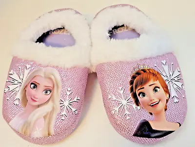 Disney Slippers Toddler Girls Frozen Elsa & Anna • $10.99