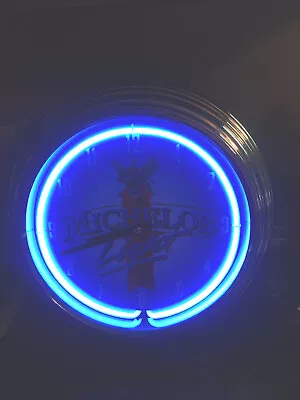 Vintage Rare  Michelob Hanging Wall Clock With Neon Light Sign • $99