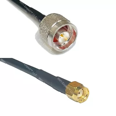 RFC240UF N MALE To RP-SMA MALE RF Cable FAST-SHIP LOT • $15.80