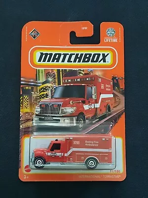 2024 Matchbox International Terrastar Boeing Fire Ambulance • $8.99