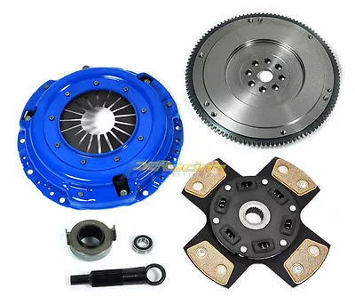 Fx 4-pad Sprung Clutch Kit+hd Flywheel For Integra B18 Civic Si Del Sol Vtec B16 • $169