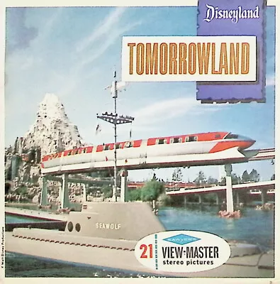 1960's Disneyland Tomorrowland 3d View-Master 3 Reel Packet - Edition  B  • $34.99