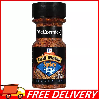 12-Pk McCormick Grill Mates Spicy Montreal Steak Seasoning No MSG Added 3.12oz • $26.25