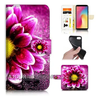 ( For Oppo A73 ) Flip Wallet Case Cover AJ31082 Flower Flora • $12.99