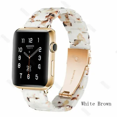 $23.74 • Buy Resin Watch Band Strap Bracelet Iwatch 6 5 4 3 2  For Apple Watch 38 42 40 44MM