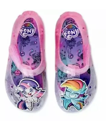 Hasbro My Little Pony Toddler Girls Jelly Shoes  Size 7 NWT • $11.16