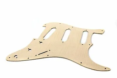 Electric Guitar Pickguard Wooden Scratch Plate Maple  Style SSS Pickups • $26