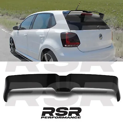 Roof Spoiler Gloss Black Abs Oettinger Style Boot Wing For Vw Polo 6r Gti 09-17 • $62.22