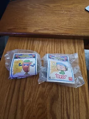 Two McDonalds Changeables Happy Meal  Food Fundamentals Slugger OTIS  NEW   • $7.99