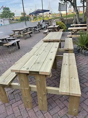 Picnic Bench Picnic Table Outdoor Seating - FREE POSTAGE Ask For Bulk Discounts • £177