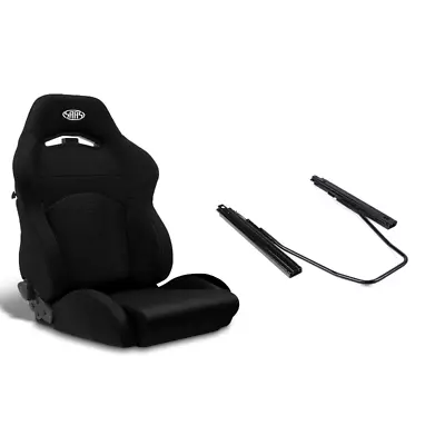 SAAS GT Seat (1) With Rails Dual Recline Black/Black ADR Compliant • $430