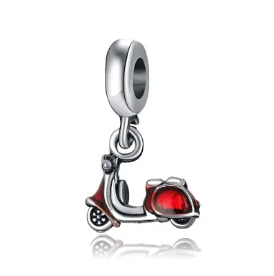 £7 • Buy Vespa Lambretta  Scooter Charm For Bracelet. Gift Stocking Filler