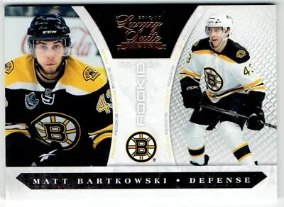 2010-11 Panini Luxury Suite Matt Bartkowski Rookie 872/899 Boston Bruins #226 • $5.45