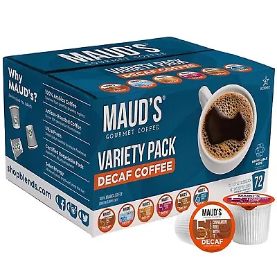 Maud's Decaf Flavored Coffee K-Cup Variety Pack (72 Ct.) • $45.87