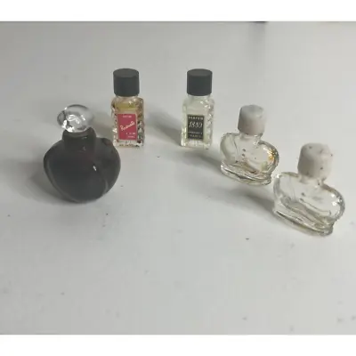 5 Empty Vintage Perfume Splash Bottles • $3.25